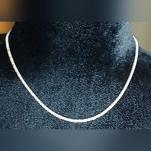 Elegant Women's Silver Necklace. Pure 100 By Danecraft. Made In Italy.